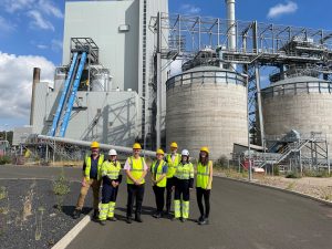 MP Peter Grant at Markinch plant