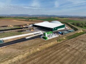 ETW Energietechnik from Moers has built a biomethane plant in Rittershoffen, in  Alsace, in cooperation with the planning office Rytec from Baden Baden. The processing capacity of the plant, which went into operation in February 2023, is about 700  normal cubic metres of raw biogas per hour