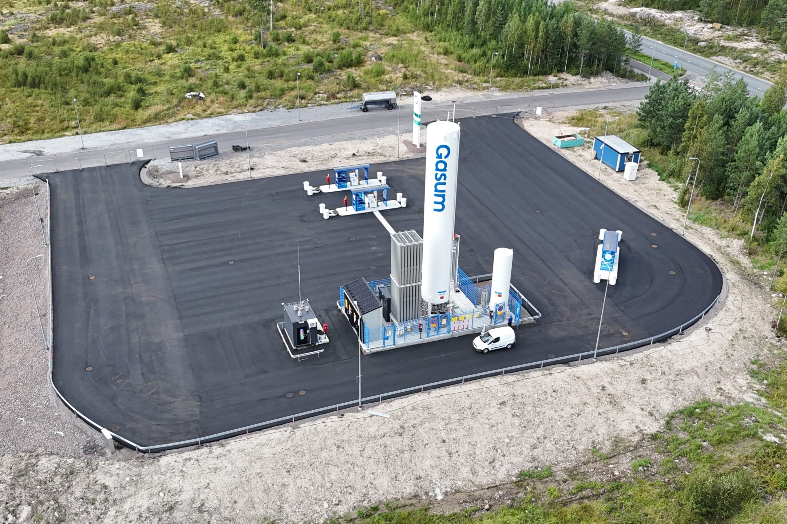 Gasum opens Rauma gas-filling station