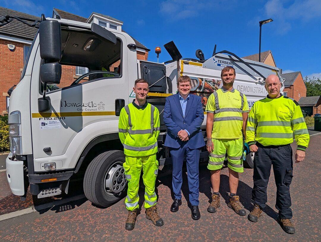 Newcastle AD trial powers 281 homes with food waste