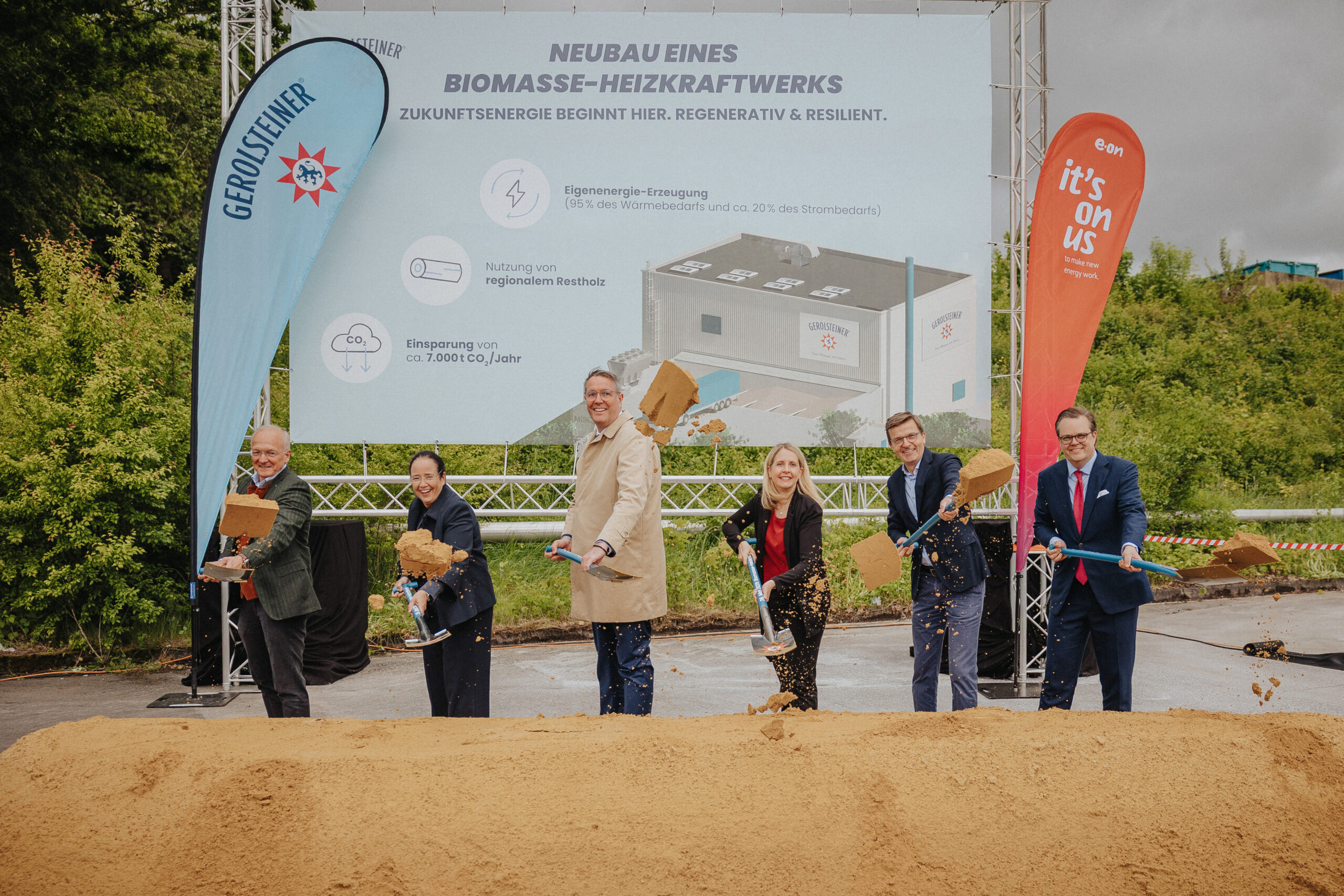 Gerolsteiner begins construction of biomass plant with E.ON