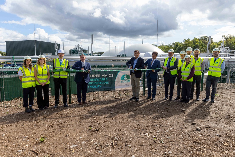 Acorn Bioenergy opens Winchester’s first biomethane facility to power homes and support sustainable farming