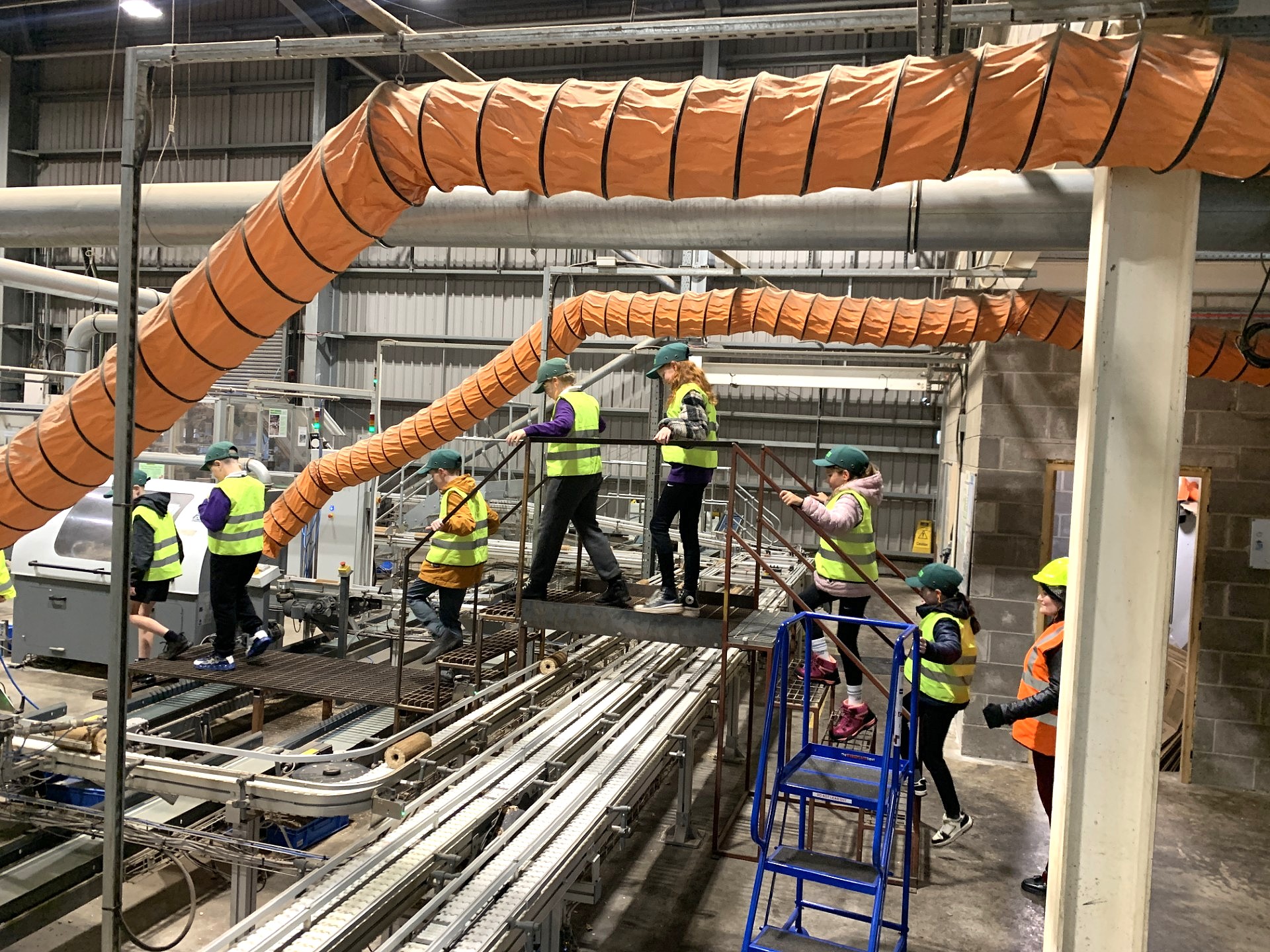 Future innovators tour Ayrshire biomass plant