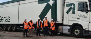 (L-r) Paddy Coogan, Seras Finance Controller, Becky Mitchell, Seras Management Accountant HSBC UK’s Sacha Balachandra, Andrew Bradley, Seras Head of Finance, and HSBC UK’s Emma Lloyd