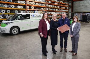 Pictured L-R are: Alison Currie, Chief Development Officer, Invest NI, First Minister Michelle O