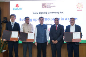 Suzuki signs MoU for compressed biogas plant in Assam, India