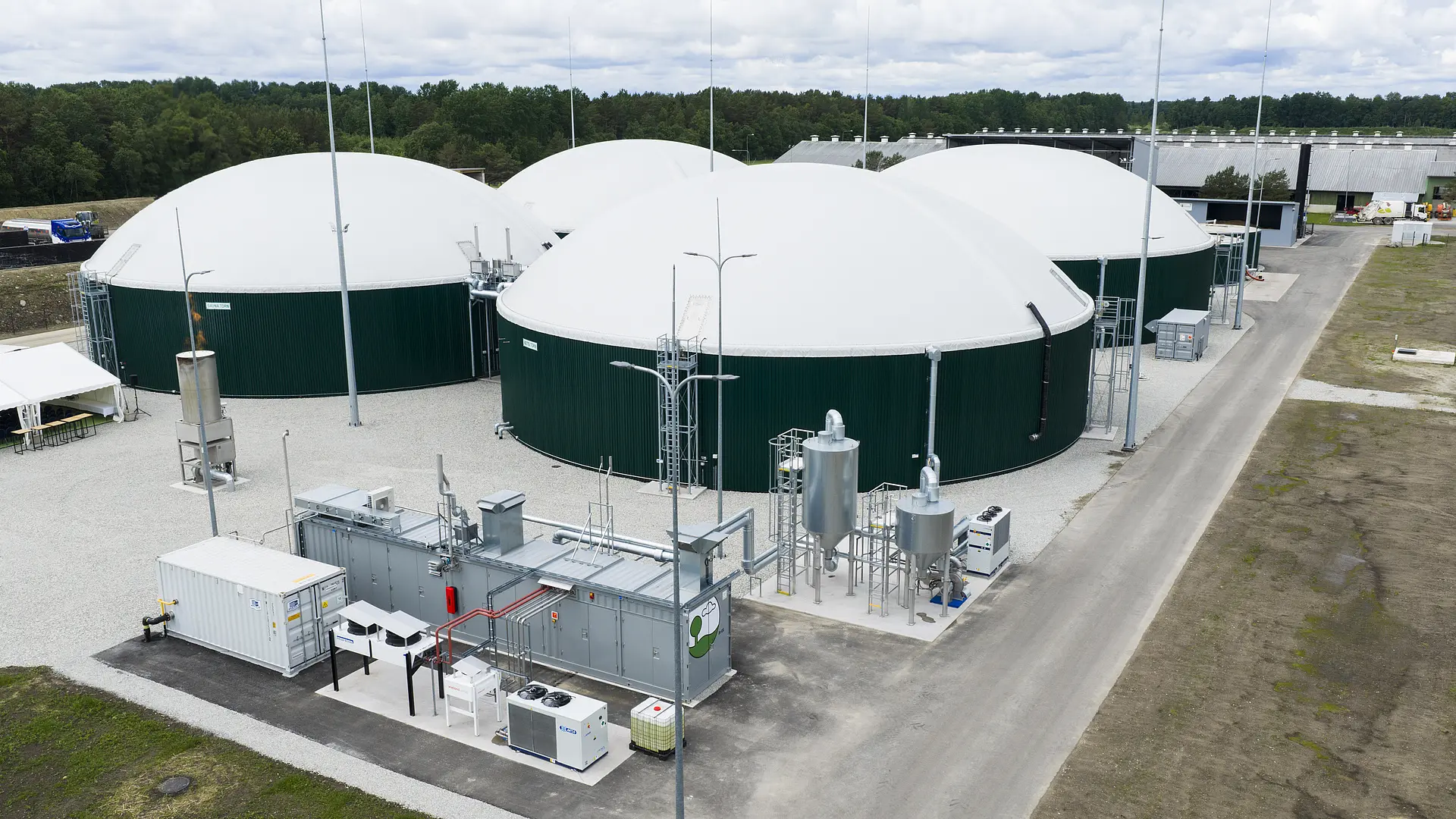 EnviTec Biogas commissions first fully integrated biogas and biomethane plant in Estonia
