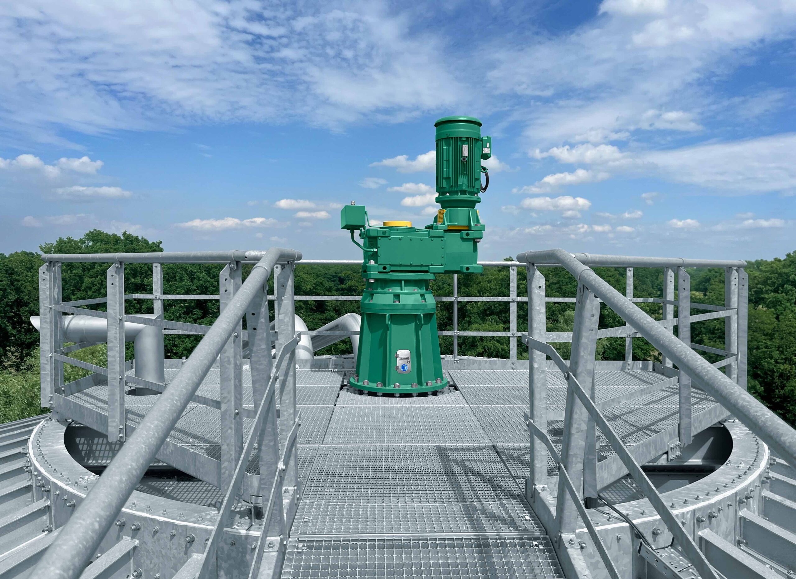 Suma mixer supports flexible feeding at Krefeld biogas plant